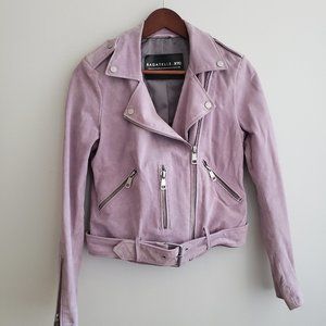 Bagatelle Lavender Leather Jacket